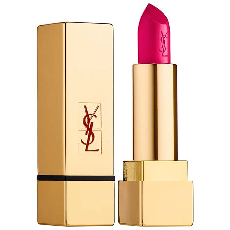 ysl rouge pur couture 7 le fuchsia review|ysl rouge pur couture lipstick.